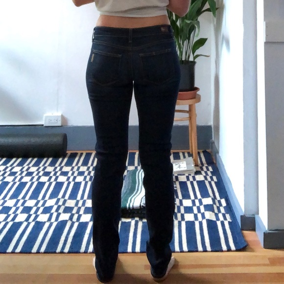 Paige dark low rise jeans - Picture 5 of 6